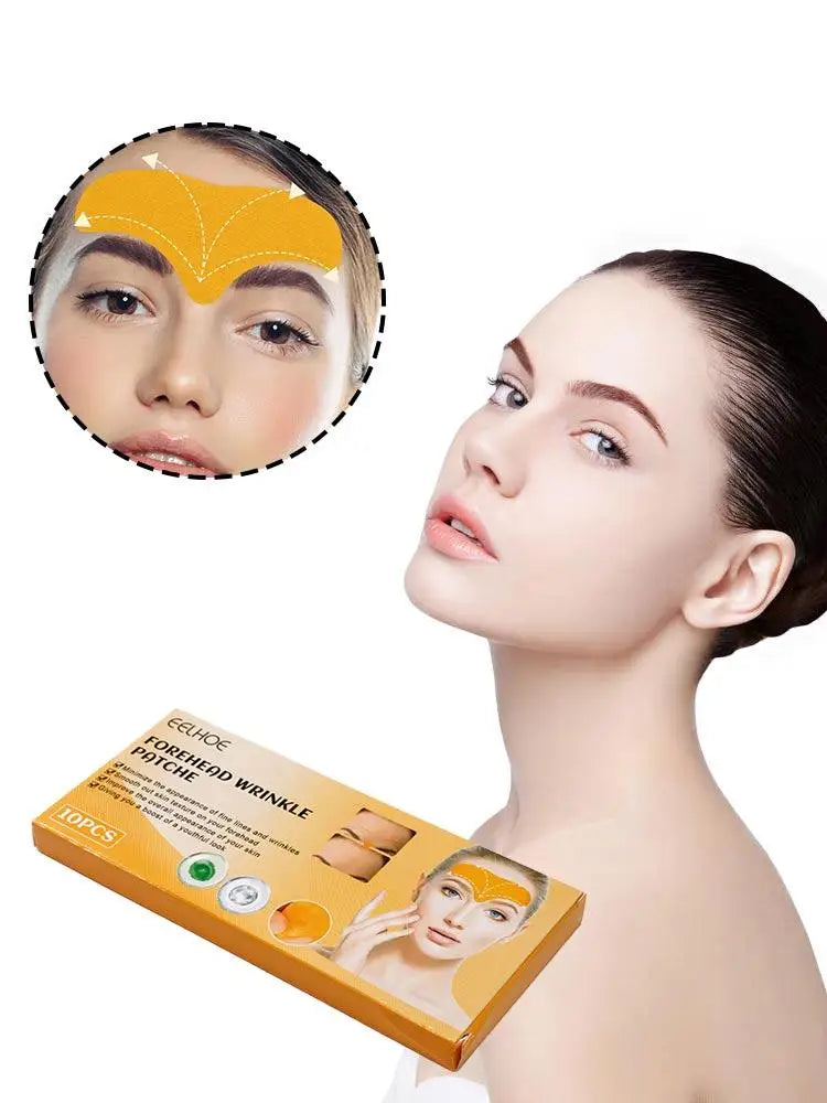 Forehead wrinkle Patch Reduce Fine Lines Firming Smoothing Tighten forehead Collagen Gel Patch Skin Care Stickers for women